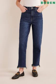 Boden Blue Relaxed Straight Jeans (D61130) | $124