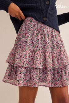 Boden Pink Ruffle Mini Skirt (D61143) | 285 zł