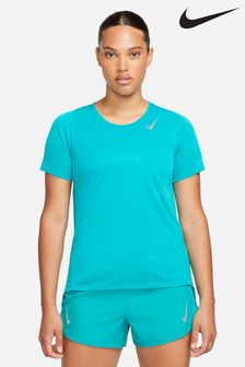 Blue - Nike Dri-fit Race Short Sleeve Running Top (D61195) | kr700