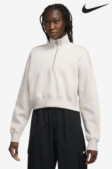 Bluzka Nike Mini Swoosh z suwakiem pod szyją (D61337) | 190 zł