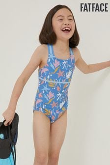 FatFace Blue Sea Scape Swimsuit (D61414) | DKK80