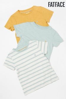 FatFace Yellow Short Sleeve T-Shirts 3 Pack (D61480) | R490