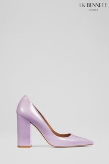 Lk Bennett Jun Blunt Pumps aus Lackleder, Violett (D61537) | 211 €