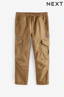 Tan Brown Cargo Trousers (3-16yrs) (D61574) | ₪ 75 - ₪ 96