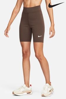 Nike Brown Classic High Waisted 8" Cycling Shorts (D61584) | kr510