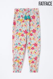 FatFace Red Blooms Cuffed Trousers (D61699) | €13