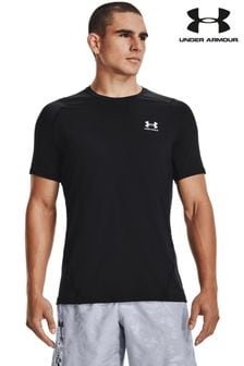 Negro - Camiseta ajustada Heat Gear de Under Armour (D61881) | 44 €