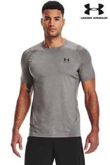 Under Armour Grey Heat Gear Fitted T-Shirt (D61882) | 153 QAR