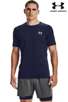 Under Armour Blue Heat Gear Fitted T-Shirt (D61886) | OMR16