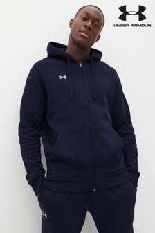 Under Armour Blue Rival Fleece Full Zip Hoodie (D61912) | 297 QAR