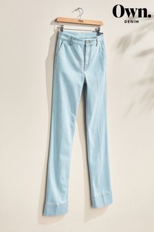 Own. Bleach Wash Parallel Jeans (D61949) | kr1 320