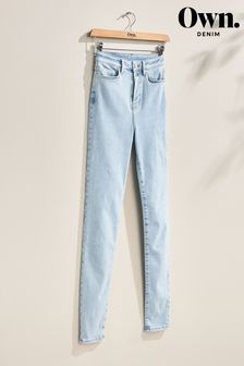 Own. Bleach Wash Ultra High Rise Skinny Jeans (D61961) | 395 SAR
