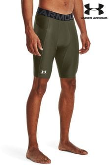 Under Armour Green Heat Gear Armour Long Shorts (D62315) | AED150