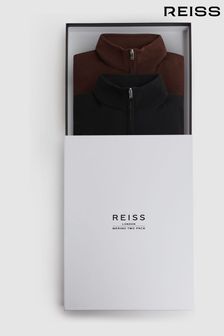 Reiss Blackhall Box Two Pack Of Merino Wool Zip-neck Cardigan (D62370) | 278 €