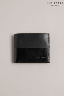 Ted Baker Tenary Laser Etched Bifold Black Wallet (D62381) | $94