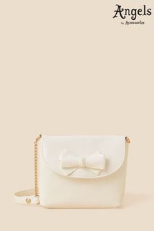 Angels By Accessorize Kids Natural Patent Bow Mini Bag (D62410) | ₪ 56