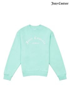 Juicy Couture Girls Blue Crew Neck Sweatshirt