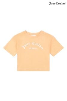 Белая футболка свободного кроя для девочек Juicy Couture (D62811) | €12 - €15