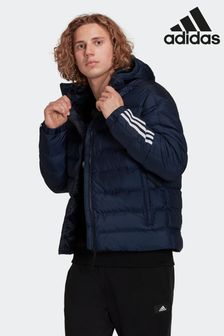 adidas Navy Sportswear Itavic 3-Stripes Midweight Hooded Jacket (D62861) | 169 €