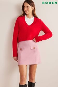 Boden Pink Military Mini Skirt (D63486) | 220 zł