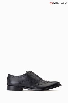 Base London Darcy Lace Up Black Brogue Shoes (D63596) | €47.50