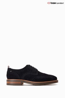 Base London Bryce Lace Up Black Brogue Shoes (D63605) | €51