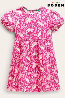 Boden Pink Puff Sleeve Dress (D64109) | BGN 59 - BGN 70