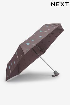Сірий - Крапля дощу автоматично відкривати/закривати парасольку (D64163) | 446 ₴