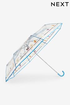 Dogs And Coffee Print Crook Handle Umbrella (D64166) | $22