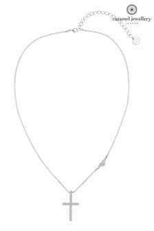 Caramel Jewellery London Silver Tone Quadrata Necklace (D64227) | ₪ 80