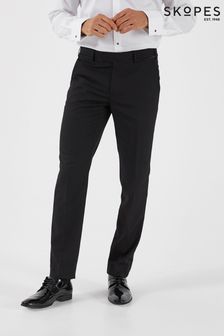 Skopes Sinatra Black Tapered Fit Suit Trousers