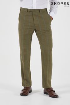 Skopes Lonmore Tailored Fit Green Suit: Trousers (D64283) | $122