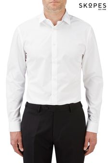 Skopes Slim Fit White Sustainable Formal Shirt