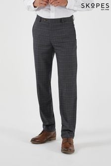 Skopes Stanley Recycled Tailored Fit Grey Suit: Trousers (D64309) | $97