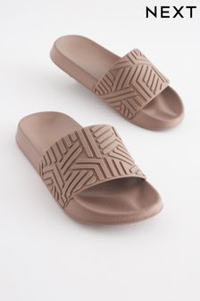 Cement Patterned Sliders (D64390) | €17 - €21