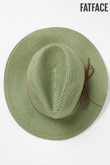 Зеленая соломенная шляпа FatFace (D64413) | 16 430 тг
