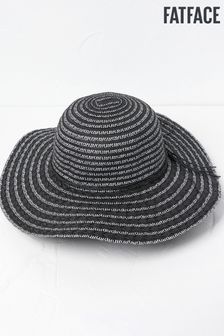 Черная соломенная шляпа Fatface (D64439) | 13 140 тг