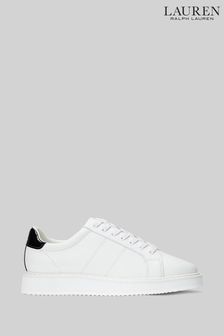 Lauren Ralph Lauren Angeline Leather White Trainers (D64553) | €72