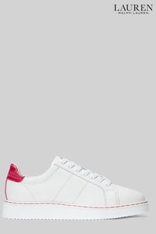 Lauren Ralph Lauren Angeline IV Action Leather White/Pink Trainers (D64556) | 182 €