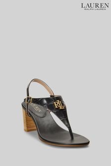 Lauren Ralph Lauren Westcott II Leather Heeled Sandals (D64573) | €84