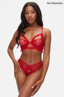 Ann Summers Red Sweet Melody Spot Mesh Crotchless Set (D64752) | 35 €