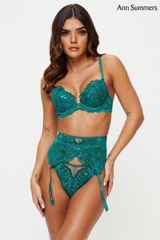 Ann Summers Green The Icon Sequin Suspender Belt (D65017) | €15.50