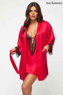 Ann Summers Cherryann Satin Robe Dressing Gown (D65043) | 223 SAR