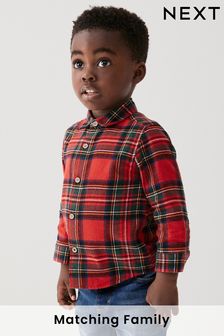 Chemise à carreaux manches longues (3 mois - 7 ans) (D65101) | €9 - €11