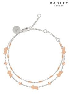 Radley Ladies Silver And 18ct Rose Gold Plated Double Layer Bracelet (D65151) | 47 €