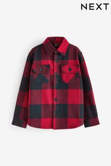 Red Check Overshirt (3-16yrs) (D65610) | 7,280 Ft - 9,890 Ft