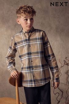 棕褐色藍色 - Oxford衫 (3-16歲) (D65612) | NT$580 - NT$800