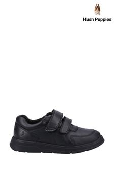 Hush Puppies Ryan Junior Black Shoes (D65726) | €76