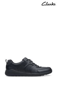 Clarks Black Multi Fit Leather Daze Loop Shoes (D65792) | €66 - €69