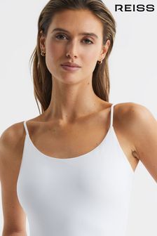 Reiss White Lucy Strappy Body (D65813) | $120